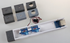 NEU! Modulares Signalträgersystem mit diversen Köpfen (inkl. Mauer) - ohne, mit 1 Servo, mit 2 Servo und RJ45-Steckverbindung
