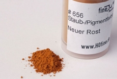 Staub-/Pigmentfarbe Neuer Rost
