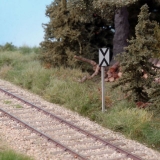 Vorsignaltafel (Ne 2) - Fertigmodell