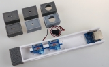 NEU! Modulares Signalträgersystem mit diversen Köpfen (inkl. Mauer) - ohne, mit 1 Servo, mit 2 Servo und RJ45-Steckverbindung