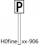 Signaltafeln P, L, H, A-Tafeln  - Bausatz 5 Stk.