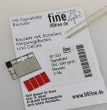 Sh0-Tafeln, groß - Bausatz 3 Stk.